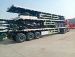 Flatbed semi-trailer 40ft Container Carrier Truck trailer - Image 3