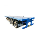45ft Semi Trailer – 3 Axle Low Flatbed Container Semi Trailer - Image 5