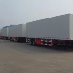 Three-Axle Cargo Box Semi Trailer