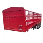 3 Axles Heavy Transport Cargo High Side Truck Trailer - Image 3