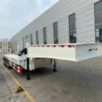 Heavy Duty Low Flatbed Loader Deck Lowboy Trailers - Image 2