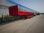 3 Axles 40 Foot Container Tray Cargo Semi Trailer with Side Cover - Image 4