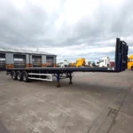 45ft Semi Trailer – 3 Axle Low Flatbed Container Semi Trailer - Image 4