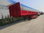 3 Axles 40 Foot Container Tray Cargo Semi Trailer with Side Cover - Image 3
