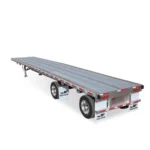 45ft Semi Trailer – 3 Axle Low Flatbed Container Semi Trailer - Image 3