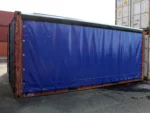 20′ Storage Container With Tarpaulin Wall