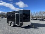 2024 Xtreme Cargo Black 7×14 Enclosed Trailer For Sale - Image 4