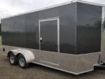 2024 Fast Cargo Charcoal Gray 7×16 Enclosed Cargo Trailer - Image 2