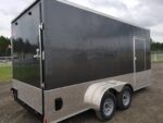 2024 Fast Cargo Charcoal Gray 7×16 Enclosed Cargo Trailer - Image 3