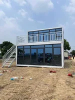 Two Floor Container House Kit Glass Walls