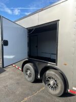 2024 Fast Cargo 8.5×28 Enclosed Charcoal Gray Blackout Trailer For Sale - Image 13