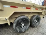 7×14 7TON Telescopic Dump Trailer with alum wheels - Image 7