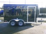 2025 Fast Cargo Black Tandem Axle 6×12 Cargo Trailer For Sale - Image 7