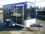2025 Fast Cargo Black Tandem Axle 6×12 Cargo Trailer For Sale - Image 8