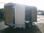 2025 Fast Cargo Black Tandem Axle 6×12 Cargo Trailer For Sale - Image 5
