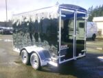 2025 Fast Cargo Black Tandem Axle 6×12 Cargo Trailer For Sale - Image 2