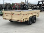 7×14 7TON Telescopic Dump Trailer with alum wheels - Image 3