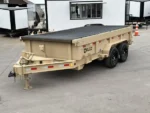 7×14 7TON Telescopic Dump Trailer with alum wheels - Image 4