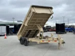 7×14 7TON Telescopic Dump Trailer with alum wheels - Image 5