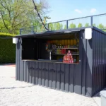 Container Pop Up 4×2 Meters Xl Black Ral 9005 - Image 2