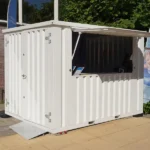 Container Pop Up 4×2 Meters White Ral 9016 - Image 2