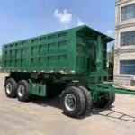 2 Axle Tractor Drawbar Towing Hydraulic Trailer - Image 5