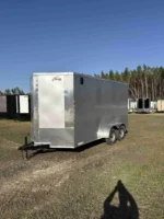 Xtreme Cargo 7×14 Silver Frost Enclosed Trailer For Sale - Image 2