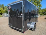 Fast Cargo 6×12 Tandem Axle Blackout Enclosed Trailer For Sale - Image 2