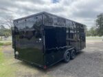 2024 Xtreme Cargo Black 8.5×20 Toy Hauler | Custom Blackout Trailer - Image 5